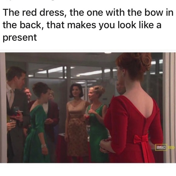 SOLD 1950s red wiggle dress pinup girl pencil - Picture 5 of 9